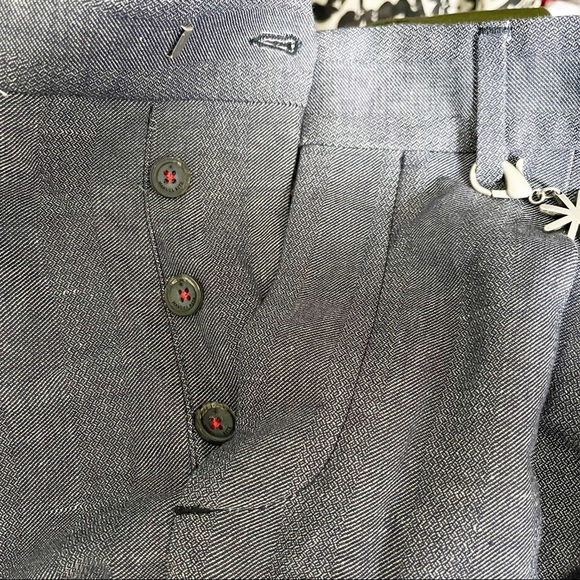 Manuel Ritz Baggy Fit Chambray Pants - Picture 14 of 14